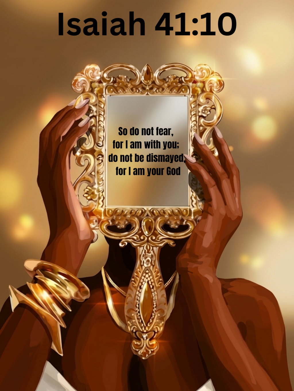 Isaiah 41:10 Christian Wall Art | Do Not Fear Scripture Print | Faith Home Decor